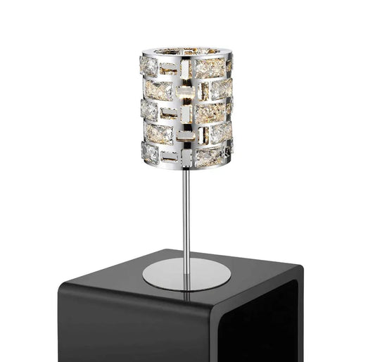 impex Impex CFH1811/TL/CH | Lola Chrome Crystal Table Lamp - impex Impex CFH1811/TL/CH | Lola Chrome Crystal Table Lamp