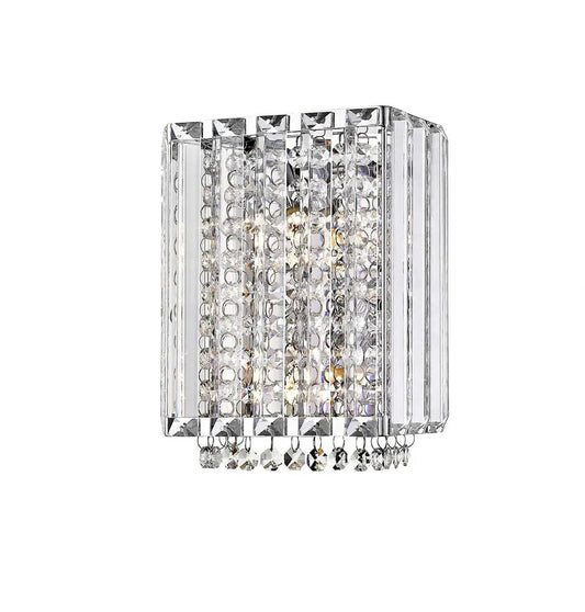impex Impex CFH1925/02/WB/CH Diore 2 Light Wall Light Chrome Crystal - impex Impex CFH1925/02/WB/CH Diore 2 Light Wall Light Chrome Crystal