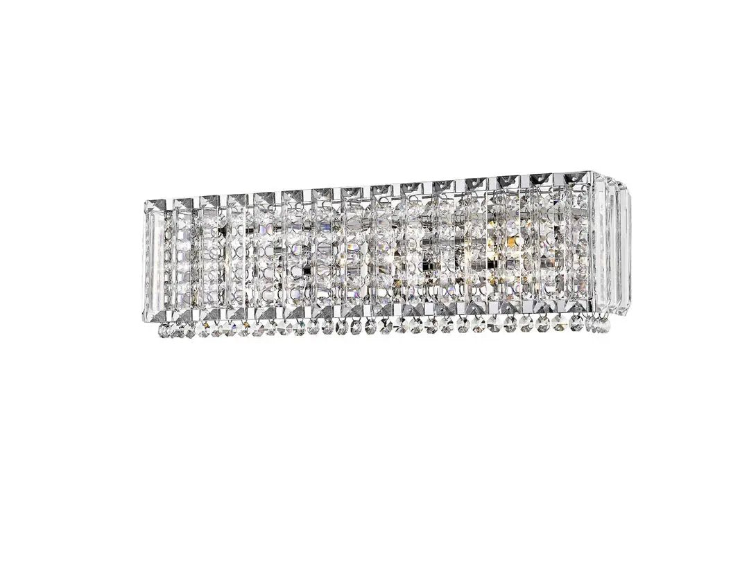 impex Impex CFH1925/03/OBL/WB/CH Diore 3 Light Oblong Wall Light Chrome Crystal - impex Impex CFH1925/03/OBL/WB/CH Diore 3 Light Oblong Wall Light Chrome Crystal