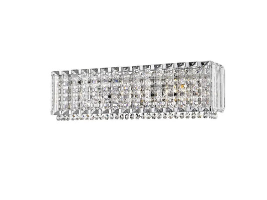 impex Impex CFH1925/03/OBL/WB/CH Diore 3 Light Oblong Wall Light Chrome Crystal - impex Impex CFH1925/03/OBL/WB/CH Diore 3 Light Oblong Wall Light Chrome Crystal