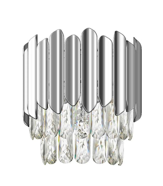 impex Impex CFH2103/01/WB/CH Grenada 1 Light Wall Light Chrome Crystal - impex Impex CFH2103/01/WB/CH Grenada 1 Light Wall Light Chrome Crystal
