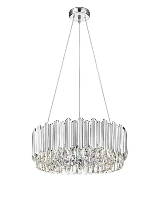 impex Impex CFH2103/06A/CH Grenada 6 Light Pendant Chrome Crystal - impex Impex CFH2103/06A/CH Grenada 6 Light Pendant Chrome Crystal