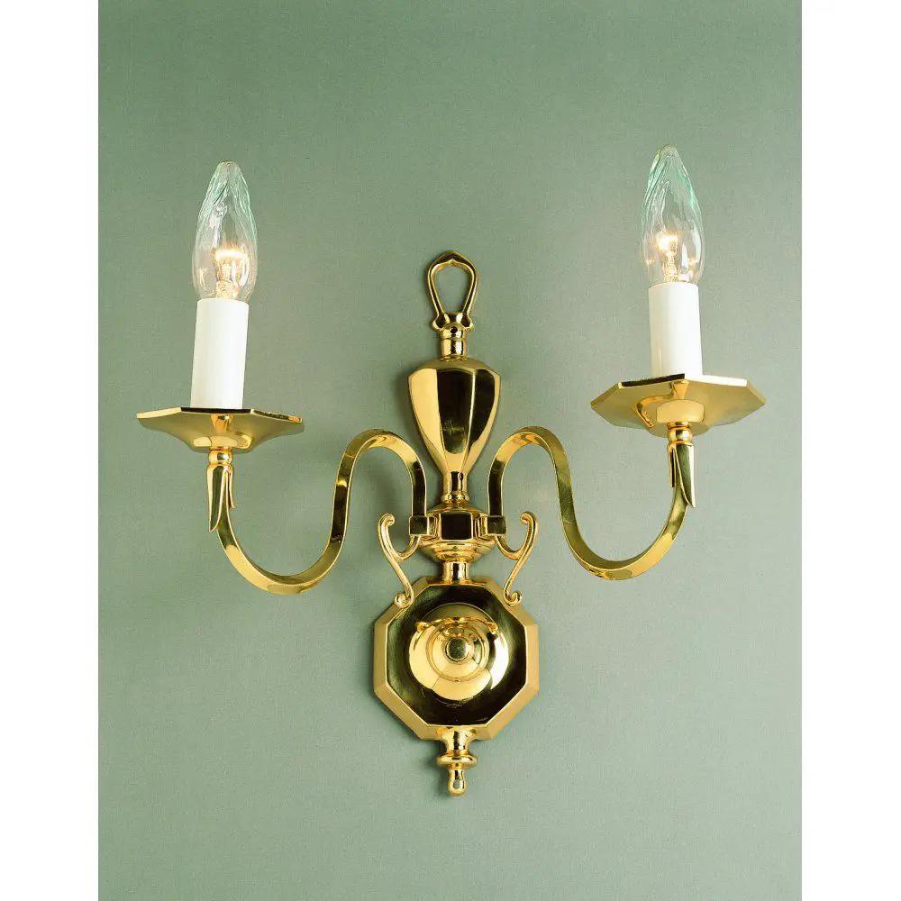 impex Impex BF19180/02/WB Ghent Brass Wall Bracket - impex Impex BF19180/02/WB Ghent Brass Wall Bracket