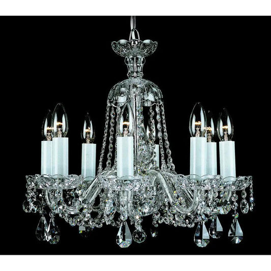 impex Impex CB125936/00/08 Bela Lead Crystal Chandelier - impex Impex CB125936/00/08 Bela Lead Crystal Chandelier
