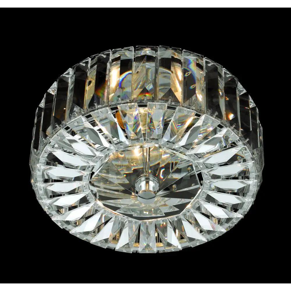impex Impex CE09117/02/CH Seville Lead Crystal Flush Chrome - impex Impex CE09117/02/CH Seville Lead Crystal Flush Chrome