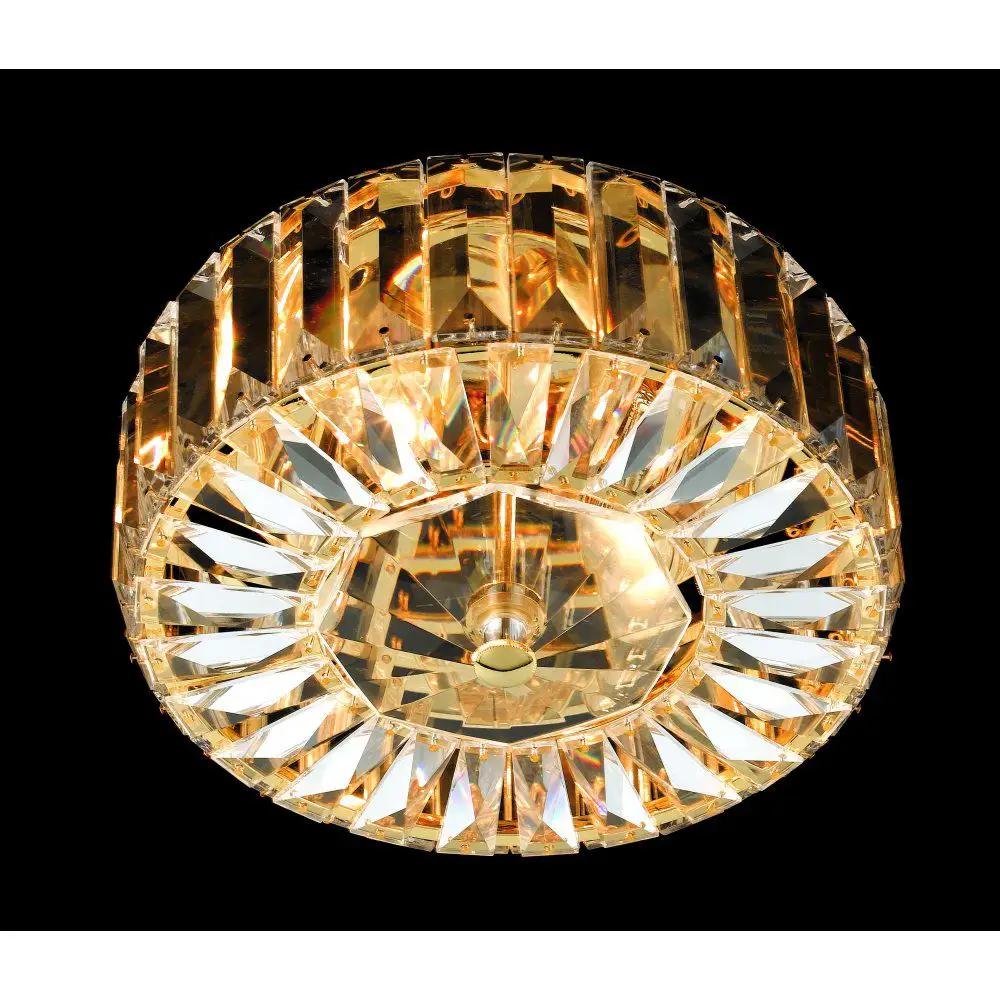 impex Impex CE09117/02/G Seville Lead Crystal Flush Gold - impex Impex CE09117/02/G Seville Lead Crystal Flush Gold