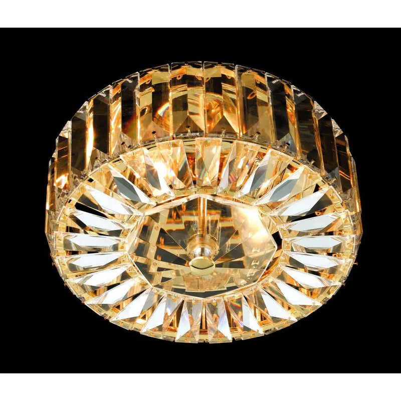 impex Impex CE09117/02/G Seville Lead Crystal Flush Gold - impex Impex CE09117/02/G Seville Lead Crystal Flush Gold