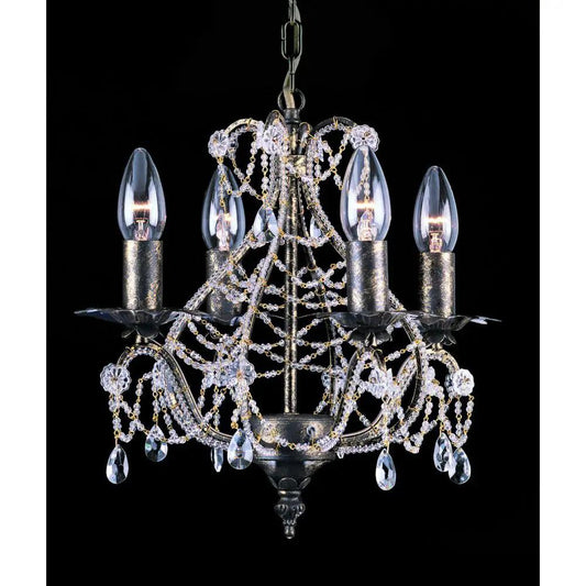 impex Impex CF04716/04/ABR Montpellier Beaded Antique Bronze - impex Impex CF04716/04/ABR Montpellier Beaded Antique Bronze