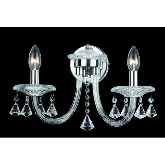 impex Impex CF112151/02/WB/CH Calgary Chrome Wall Crystal - impex Impex CF112151/02/WB/CH Calgary Chrome Wall Crystal