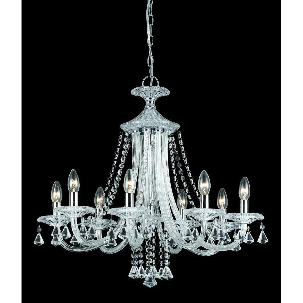 impex Impex CF112151/08/CH | Calgary Chrome Crystal Chandelier - impex Impex CF112151/08/CH | Calgary Chrome Crystal Chandelier