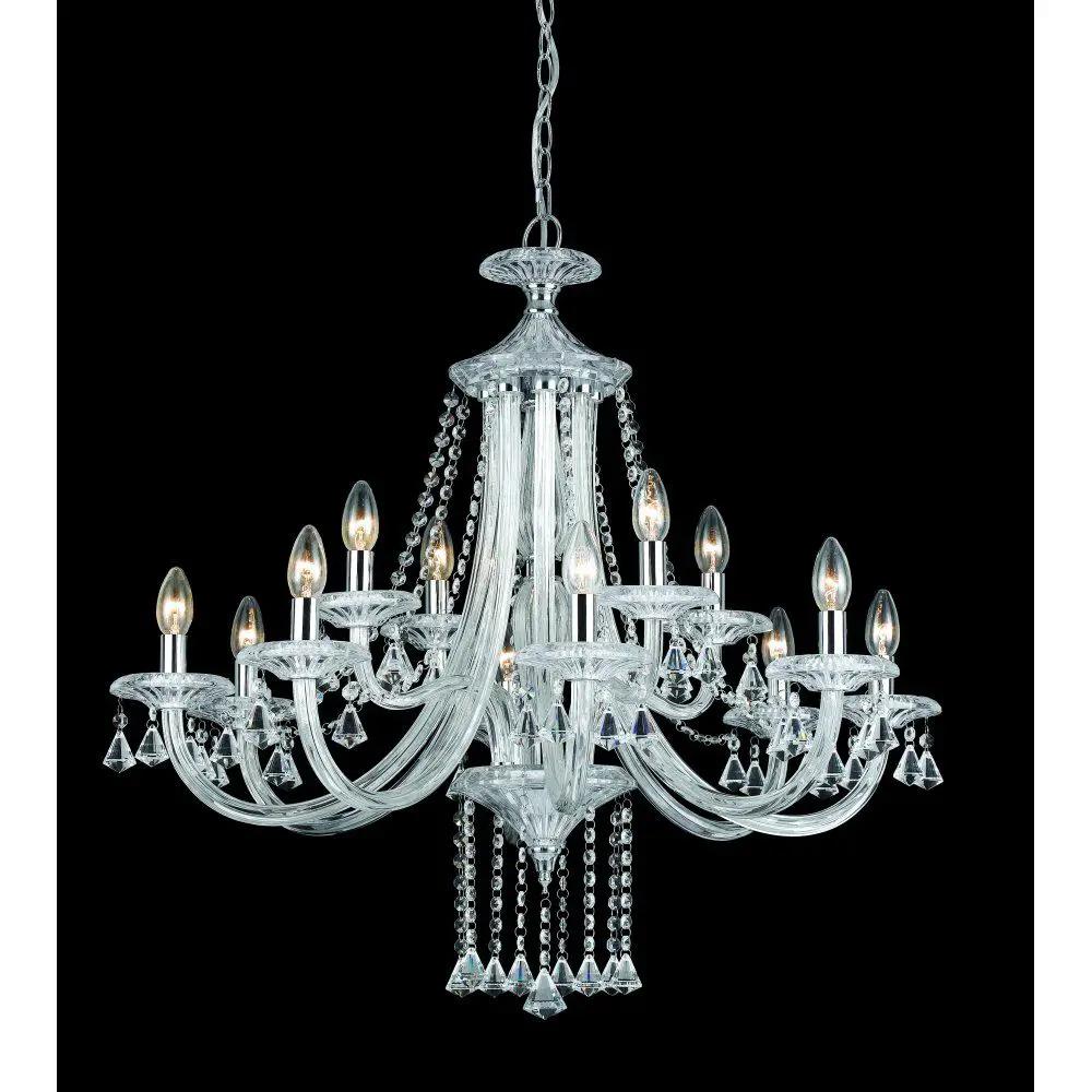 impex Impex CF112151/12/CH Calgary 12lt Chrome Crystal - impex Impex CF112151/12/CH Calgary 12lt Chrome Crystal