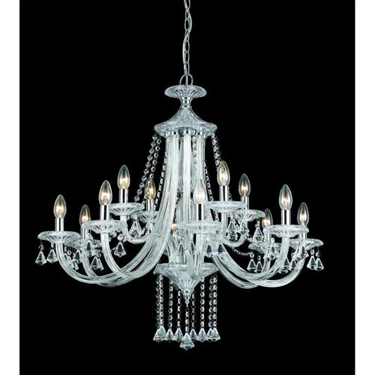 impex Impex CF112151/12/CH Calgary 12lt Chrome Crystal - impex Impex CF112151/12/CH Calgary 12lt Chrome Crystal