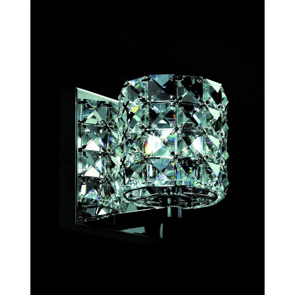 impex Impex CFH211151/WB/CLR/CH Veta Chrome Wall Crystal - impex Impex CFH211151/WB/CLR/CH Veta Chrome Wall Crystal