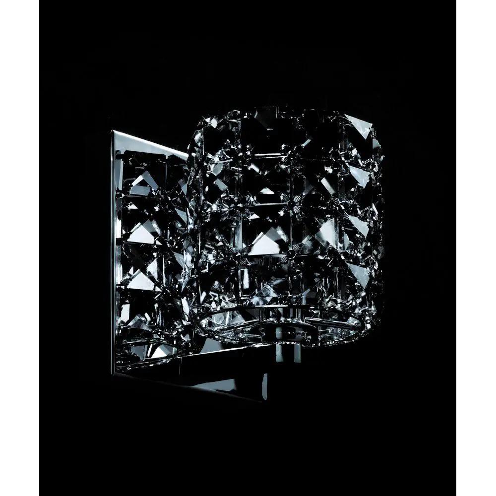 impex Impex CFH211151/WB/SMK/CH Veta Chrome Wall Crystal - impex Impex CFH211151/WB/SMK/CH Veta Chrome Wall Crystal