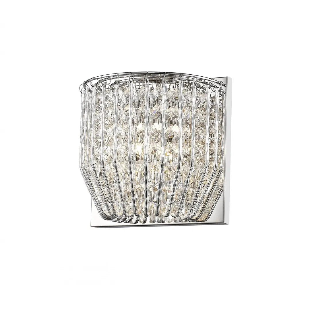 impex Impex Carlo CFH508052/01/WB/CH | Crystal Wall Light | Chrome Elegance - impex Impex Carlo CFH508052/01/WB/CH | Crystal Wall Light | Chrome Elegance