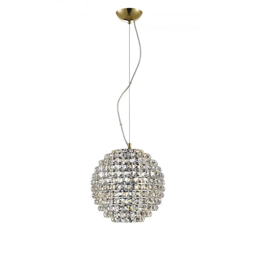 impex Impex CFH608241/S/G Nord 4 Light Pendant Crystal Gold - impex Impex CFH608241/S/G Nord 4 Light Pendant Crystal Gold