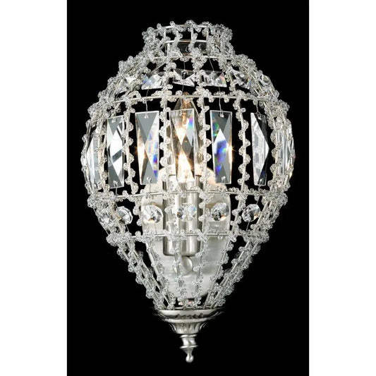 impex Impex CO01219/WB/C Bombay Beaded Wall Light - impex Impex CO01219/WB/C Bombay Beaded Wall Light