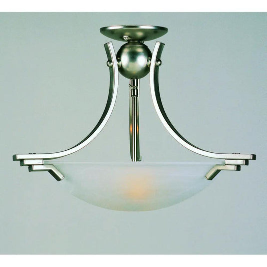 impex Impex SF13901/SN Amora Semi Flush Satin Nickel - impex Impex SF13901/SN Amora Semi Flush Satin Nickel