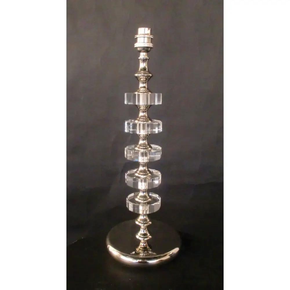 impex Impex ST0000D/TL/N Boston Optic Crystal Table Lamp Nickel BASE ONLY - impex Impex ST0000D/TL/N Boston Optic Crystal Table Lamp Nickel BASE ONLY