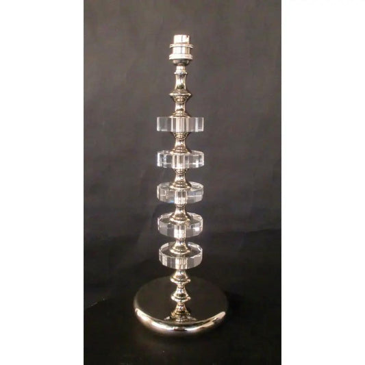 impex Impex ST0000D/TL/N Boston Optic Crystal Table Lamp Nickel BASE ONLY - impex Impex ST0000D/TL/N Boston Optic Crystal Table Lamp Nickel BASE ONLY
