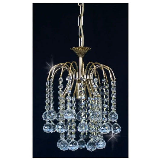 impex Impex ST01800/20/01/G Shower Pendant With Balls Gold - impex Impex ST01800/20/01/G Shower Pendant With Balls Gold