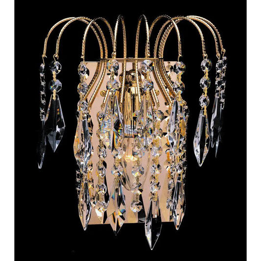 impex Impex ST02000/WB/G Shower Wall Strass Gold Plated - impex Impex ST02000/WB/G Shower Wall Strass Gold Plated
