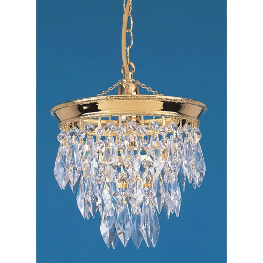 impex Impex ST03072/20/01/G Brunswick 3 Tier Pendant Strass Gold - impex Impex ST03072/20/01/G Brunswick 3 Tier Pendant Strass Gold