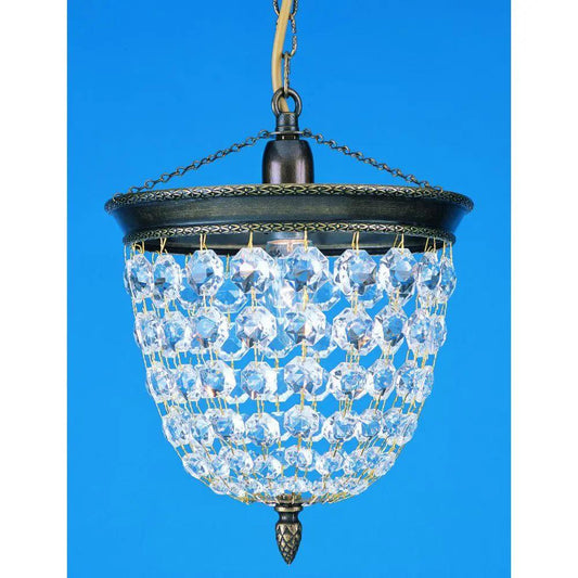 impex Impex ST03074/20/01/AB Baguette Crystal Antique Brass - impex Impex ST03074/20/01/AB Baguette Crystal Antique Brass