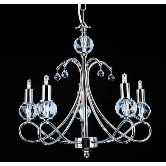 impex Impex STH04020/05/N Novara Crystal Balls Nickel - impex Impex STH04020/05/N Novara Crystal Balls Nickel