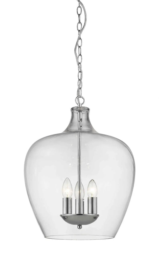 impex Impex PG1804/03/CH Nell 3 Light Pendant Chrome - impex Impex PG1804/03/CH Nell 3 Light Pendant Chrome