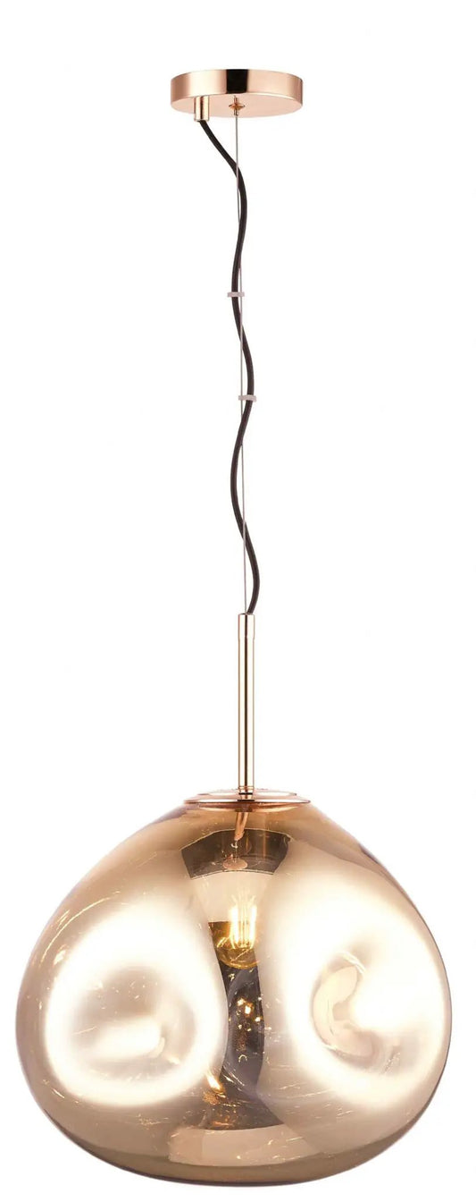 impex Impex PG1808/01/L/G Nina 1 Light Large Pendant Gold - impex Impex PG1808/01/L/G Nina 1 Light Large Pendant Gold