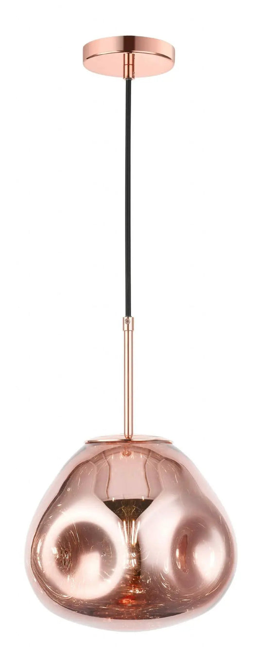 impex Impex PG1808/01/M/CU Nina 1 Light Medium Pendant Copper - impex Impex PG1808/01/M/CU Nina 1 Light Medium Pendant Copper