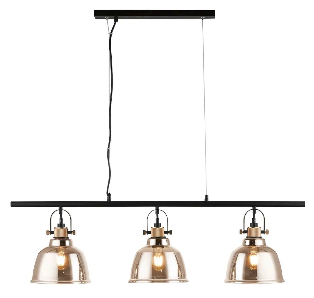 impex Impex PG1810/03/LIN/G Ava 3 Light Bar Pendant Gold - impex Impex PG1810/03/LIN/G Ava 3 Light Bar Pendant Gold