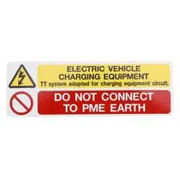 label sign Industrial Signs 90mm x 30mm EV Charging Equipment Warning Label (Roll of 200) - label sign Industrial Signs 90mm x 30mm EV Charging Equipment Warning Label (Roll of 200)