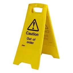 label sign Industrial Signs 'Caution Out of Order' Free Standing Floor Sign - label sign Industrial Signs 'Caution Out of Order' Free Standing Floor Sign