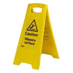 label sign Industrial Signs 'Caution Slippery Surface' Free Standing Floor Sign - label sign Industrial Signs 'Caution Slippery Surface' Free Standing Floor Sign