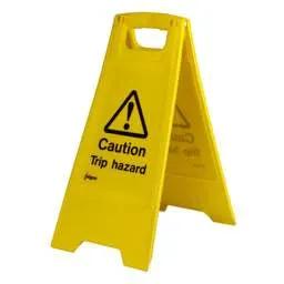 label sign Industrial Signs 'Caution Trip Hazard' Free Standing Floor Sign - label sign Industrial Signs 'Caution Trip Hazard' Free Standing Floor Sign
