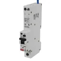 Electrical Lighting Mem Classic 6A 1P+N 1 Module C Curve 10kA 30mA Type A AFDD Combined MCB / RCBO - Electrical Lighting Mem Classic 6A 1P+N 1 Module C Curve 10kA 30mA Type A AFDD Combined MCB / RCBO