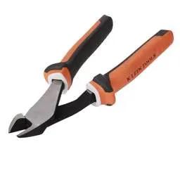 pliers and cutters Klein Insulated High Leverage Diagonal Cutting Pliers Angled - pliers and cutters Klein Insulated High Leverage Diagonal Cutting Pliers Angled