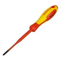 screwdriver Knipex 3.5mm x 202mm Insulated Slotted Screwdriver - screwdriver Knipex 3.5mm x 202mm Insulated Slotted Screwdriver