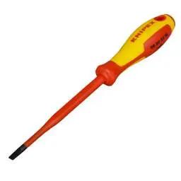 screwdriver Knipex 5.5mm x 232mm Insulated Slotted Screwdriver - screwdriver Knipex 5.5mm x 232mm Insulated Slotted Screwdriver
