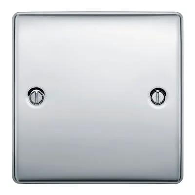 Electrical Lighting BG 1 Gang Blanking Plate Polished Chrome NPC94-01 - Electrical Lighting BG 1 Gang Blanking Plate Polished Chrome NPC94-01