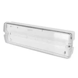 EMERGECNY LIGHTING Robus Eblana 4.3W LED Emergency Bulkhead with Prismatic Diffuser IP65 - EMERGECNY LIGHTING Robus Eblana 4.3W LED Emergency Bulkhead with Prismatic Diffuser IP65