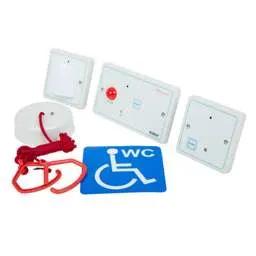 DISABLED ARMS Robus Single Zone Disabled Toilet Alarm Kit - DISABLED ARMS Robus Single Zone Disabled Toilet Alarm Kit