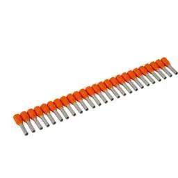 Bootlace Ferrals Legrand 4mm Single Ferrules in Strips Orange (Pack of 250) - Bootlace Ferrules Bootlace Ferrals Legrand 4mm Single Ferrules in Strips Orange (Pack of 250) Bootlace Ferrules