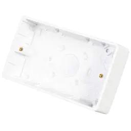 PATRESS BOX Legrand 2 Gang 35mm Pattress Back Box White - PATRESS BOX Legrand 2 Gang 35mm Pattress Back Box White