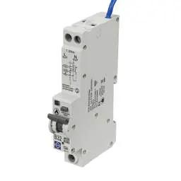 Electrical Lighting Lewden 32A Double Pole 1 Module B Curve 6kA 30mA Type A AFDD Combined RCBO - Electrical Lighting Lewden 32A Double Pole 1 Module B Curve 6kA 30mA Type A AFDD Combined RCBO