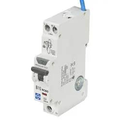 Electrical Lighting Lewden 10A 1P+N 1 Module B Curve 6kA 30mA Type A RCBO - Electrical Lighting Lewden 10A 1P+N 1 Module B Curve 6kA 30mA Type A RCBO
