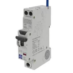Electrical Lighting Lewden 10A 1P+N 1 Module Bidirectional B Curve 6kA 30mA Type A Compact RCBO - Electrical Lighting Lewden 10A 1P+N 1 Module Bidirectional B Curve 6kA 30mA Type A Compact RCBO