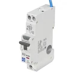 Electrical Lighting Lewden 32A 1P+N 1 Module B Curve 6kA 30mA Type A RCBO - Electrical Lighting Lewden 32A 1P+N 1 Module B Curve 6kA 30mA Type A RCBO